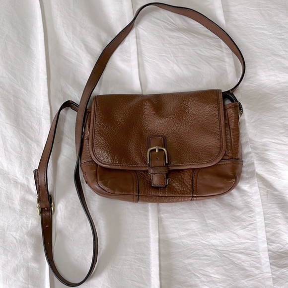 Cognac Coach Crossbody main image 1